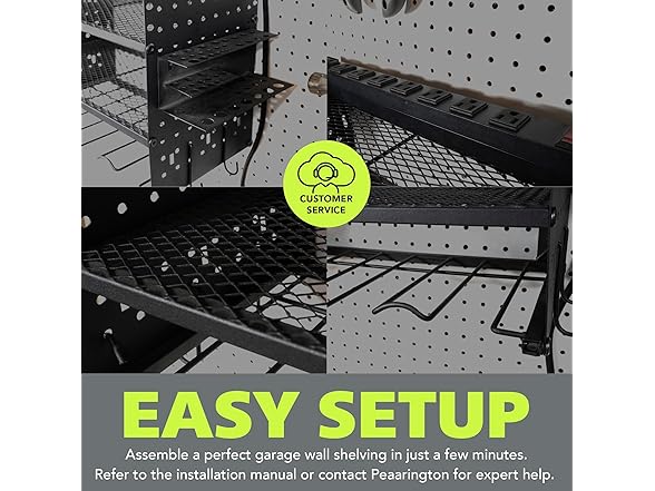 Pearington Modular Pegboard Rack