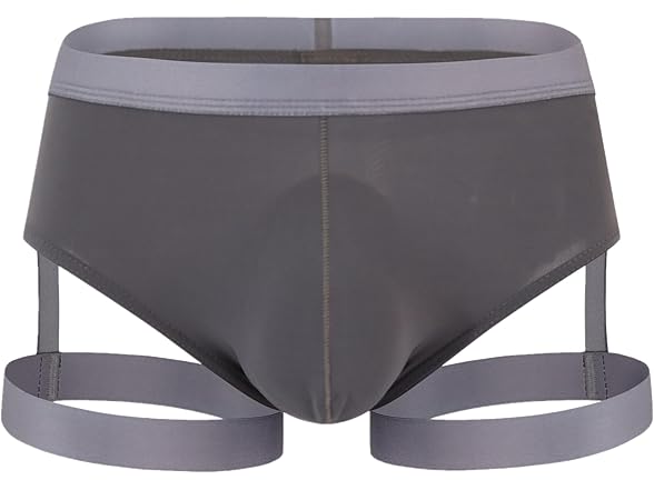 Men's Ice Silk Solid Bikini Briefs