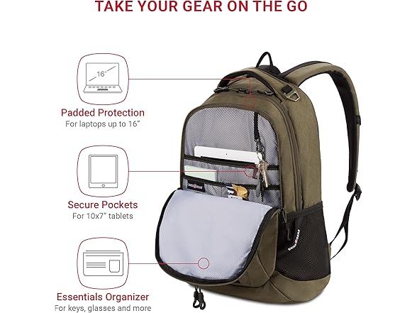 SwissGear Cecil 18" Laptop Pack