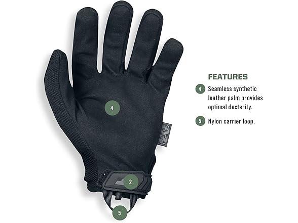 (3pr) Mechanix Wear TAA Original® Covert Gloves