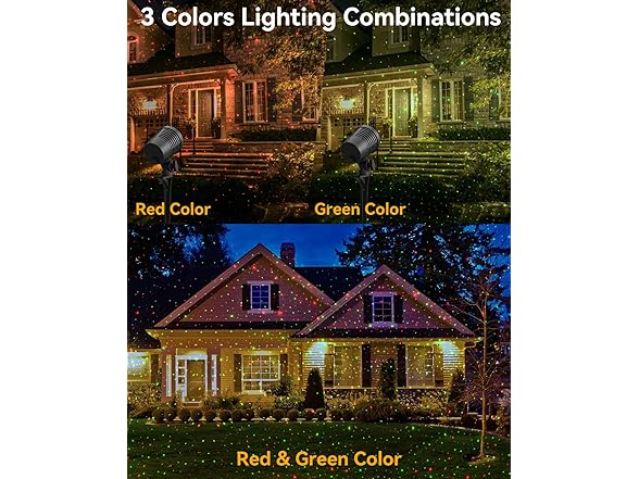 Neroupe Christmas Projector Lights Outdoor