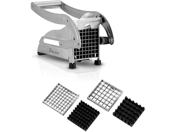 Simpli-Magic Lightweight French Fry Cutter, Stainless Steel