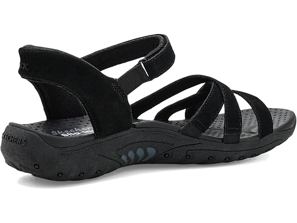 Skechers Women's Double Stitched Suede Slingback Sandals (5.5)