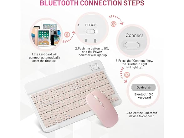 Rechargeable Wireless Keyboard Mouse