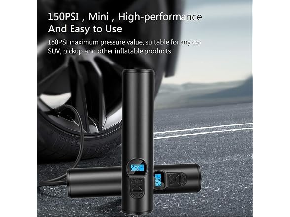 Portable Air Compressor Mini Tire Inflator