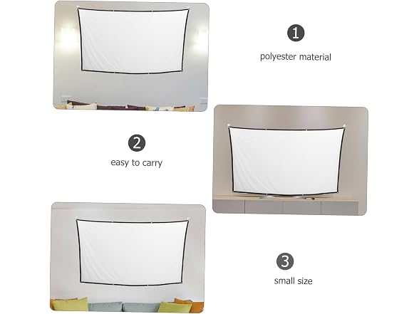 Angoily Portable Projector Screen Stand