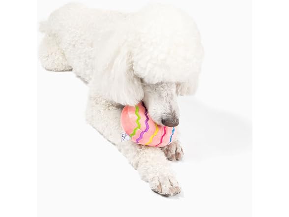Midlee Easter Egg Plush Dog Toy