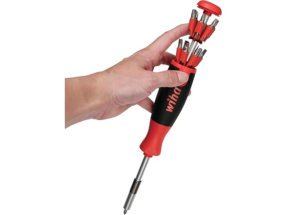 Wiha 77791 14 Piece Ultra Driver 26-in-1 Bit Holder Set