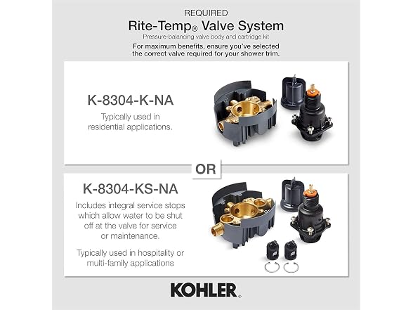 KOHLER Ts23501-4-Bn Parallel Rite-Temp