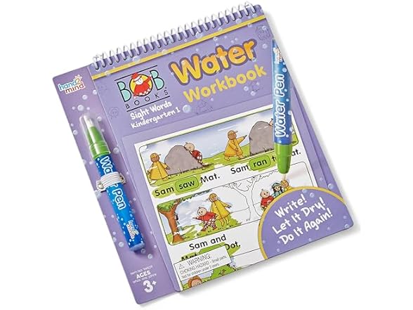 hand2mind Bob Books Water Workbook Sight Words