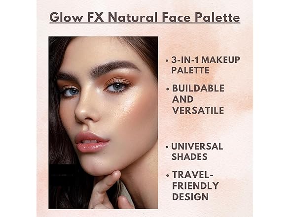 GA-DE Glow FX Natural Face Palette 0.42 oz