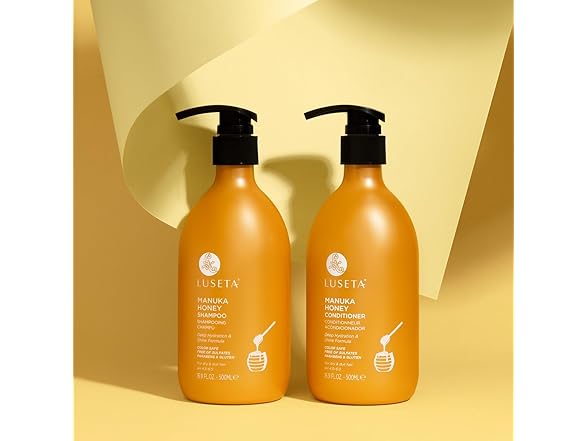 L LUSETA Manuka Honey Shampoo & Conditioner