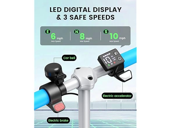 Gyroor H40 Kids Electric Scooter 180W Motor - Gallery 5