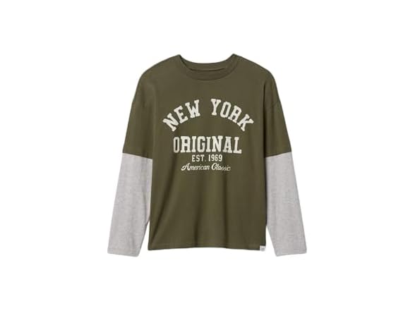 GAP Boys Long Sleeve Layered Tee