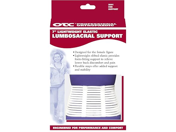 OTC Lumbosacral Support 7in Lower Back Large