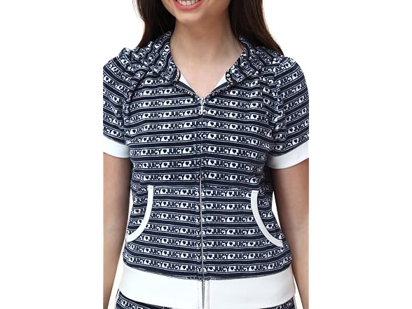 Juicy Couture Logo Stripe S/S Track Jacket