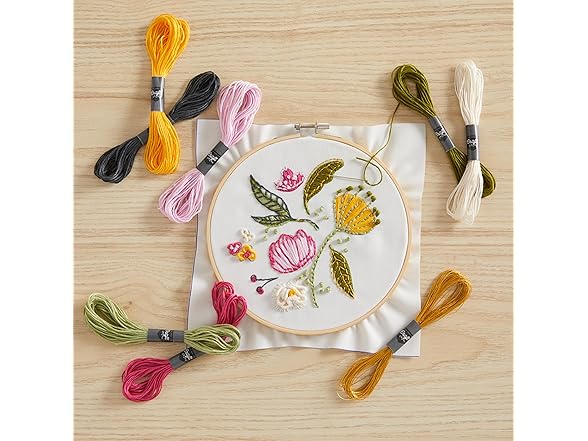 Craft Crush Spring Blooms Embroidery Kit