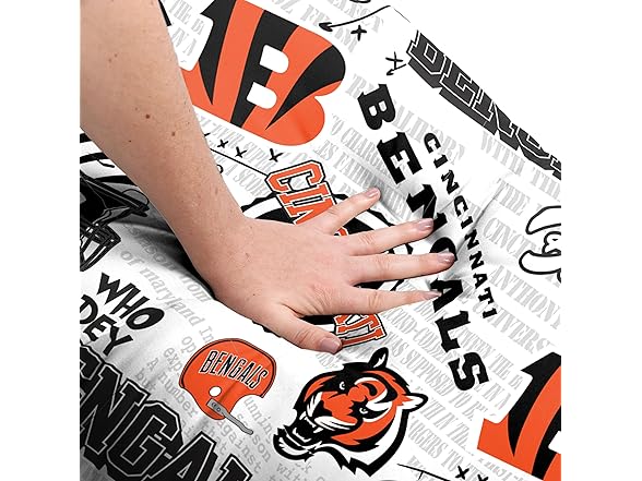 CINCINNATI BENGALS Plush Body Pillow