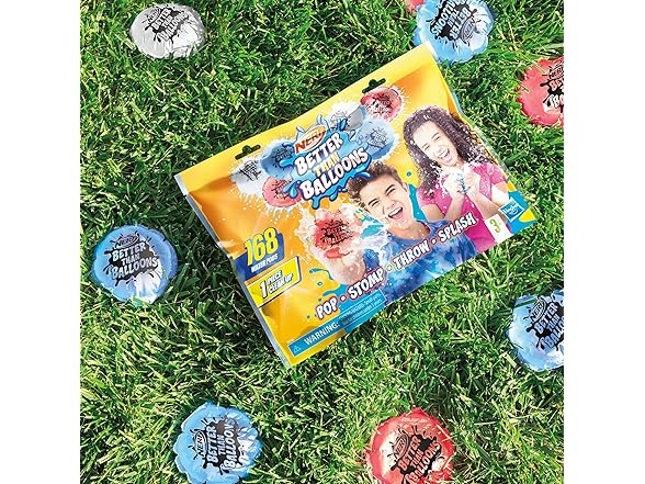 NERF Better Than Balloons Water Toys, 168 Pods,