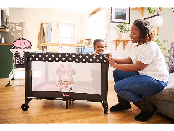 Disney Baby Mickey Play Yard w/Bassinet