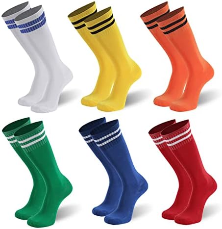 6 Pack Youth Soccer Socks