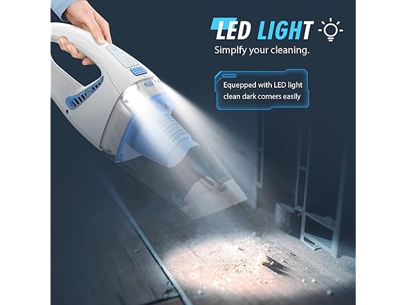 FUOAYOC FUOAYOC-H11-WHT/BLU FUOAYOC H11 Handheld Vacuum Co