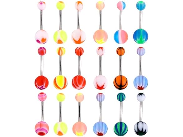 Taouzi Basketball Belly Rings