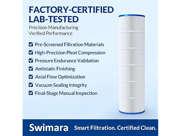 Swimara Upgraded 5oz C4030 Pool Filter Cartridges, Compatibl (Open Box)