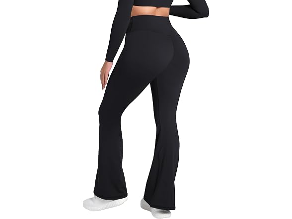 Sunzel Flare Fleece Leggings 32in S Black