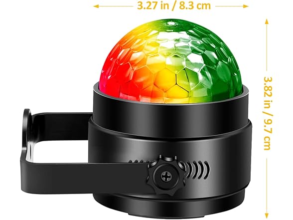 GAOMON Party Disco Lights, 2 Pack RGB Disco Ball Remote C