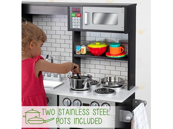 Wooden Kitchen Play Set