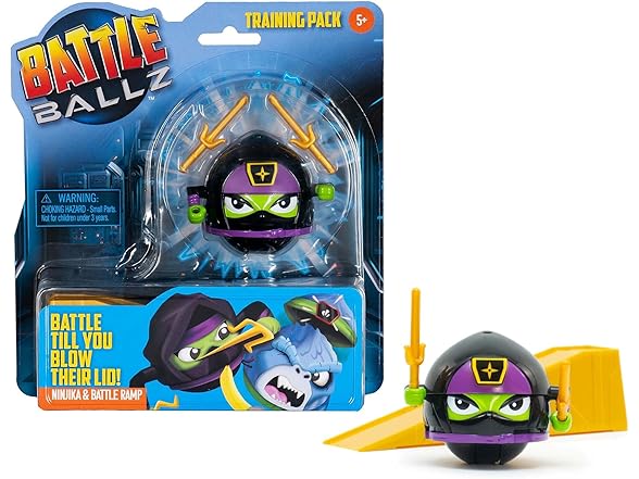 Toy Ninja, Rolling Colorful Ball Character