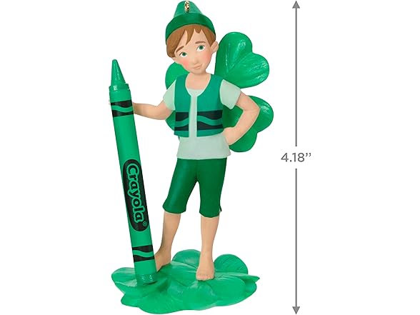 Hallmark Crayola Shamrock Fairy Ornament