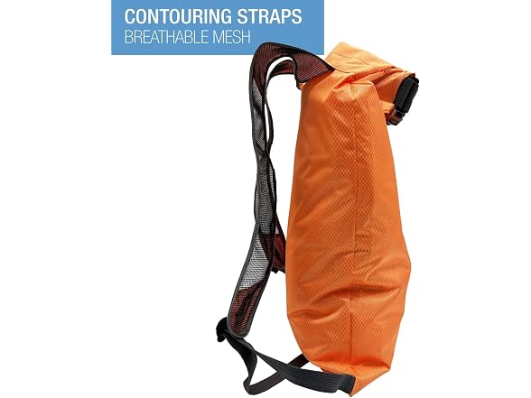 Lewis N. Clark WaterSeals Locking Backpack Orange