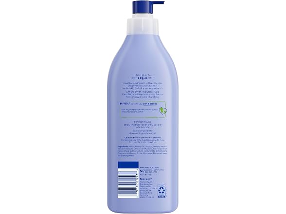 NIVEA Shea Nourish Body Lotion with Shea Butter