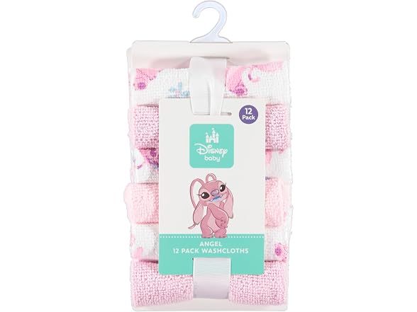 Disney Baby Washcloths 12 Pack – Ultra Soft Baby Wash Cloth