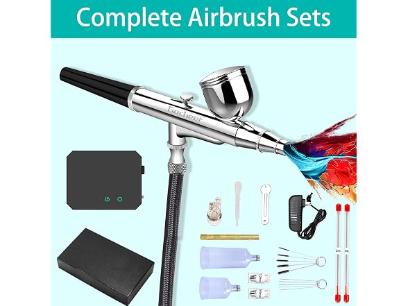 High Pressure Airbrush Kit w/ Compressor