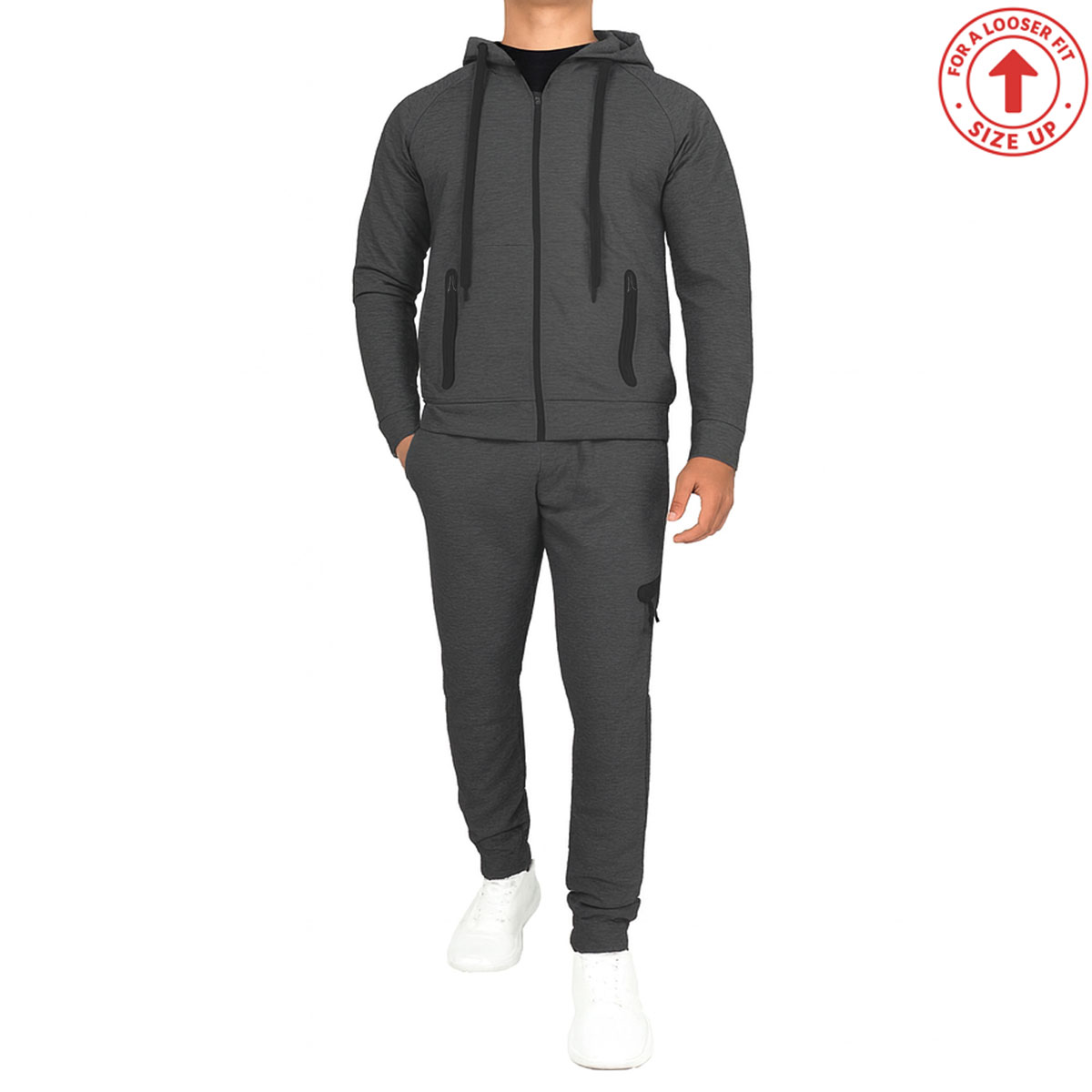 Mens Tech Fleece Hoodie & Jogger Sets (S-3XL) - Gallery 25