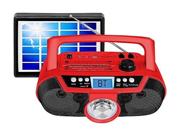 Solar Rechargeable Bluetooth Speaker