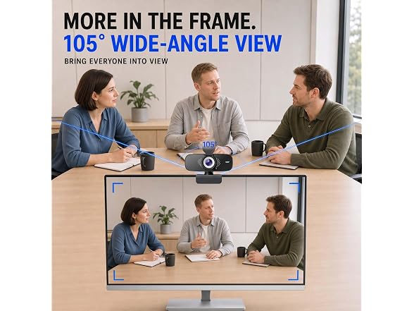 AEICIK 1080P Webcam Privacy Cover USB-C