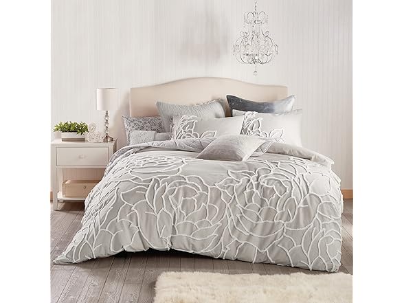Peri Home 100% Cotton 3-Piece Duvet Cover and Sham Set