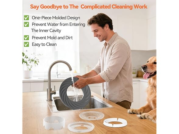 Decflow 12L No Spill Stainless Steel Dog Water