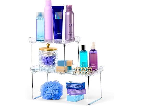 madesmart Stacking Shelf, Blue