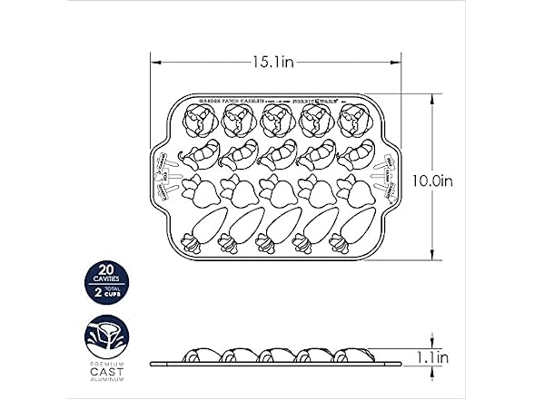 Nordic Ware Garden Patch Pan