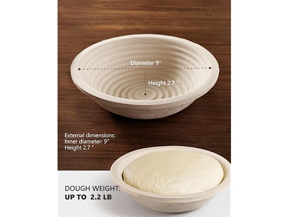 Wood Pulp Banneton Bread Proofing