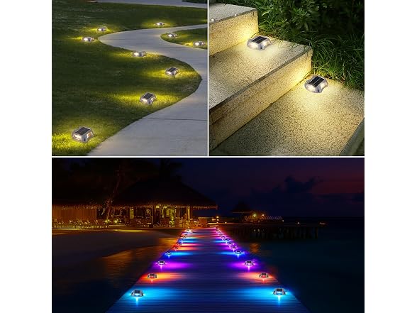 Bosceos Solar Driveway Lights 16-Pack