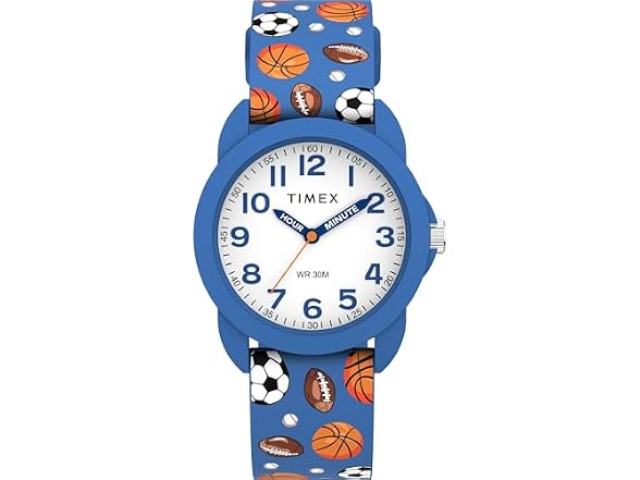 Timex Youth Kids Time Teacher 30mm Watch Blue