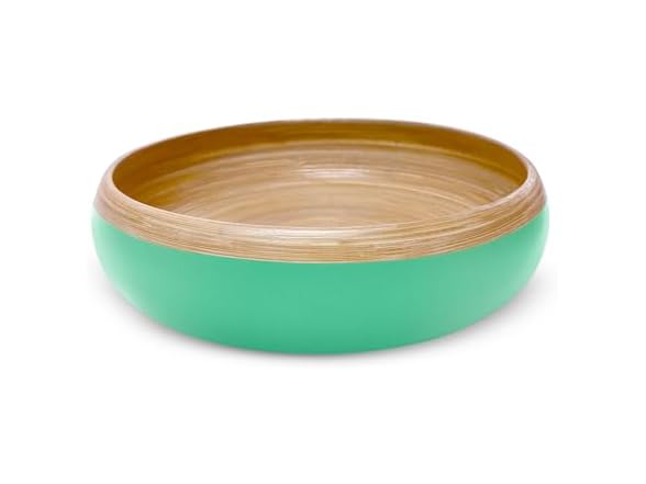 TPIA Bamboo Fruit Bowl -Sea Green