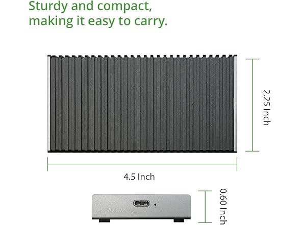 Portable NVMe USB4.0 (USB-C) SSD