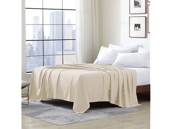 Cathay Home Hotel Microfiber Flat Sheet Twin